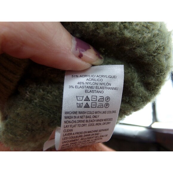 Lucky Brand Women's Camo Print Sweater Crew Neck  Size XS - Picture 7 of 9